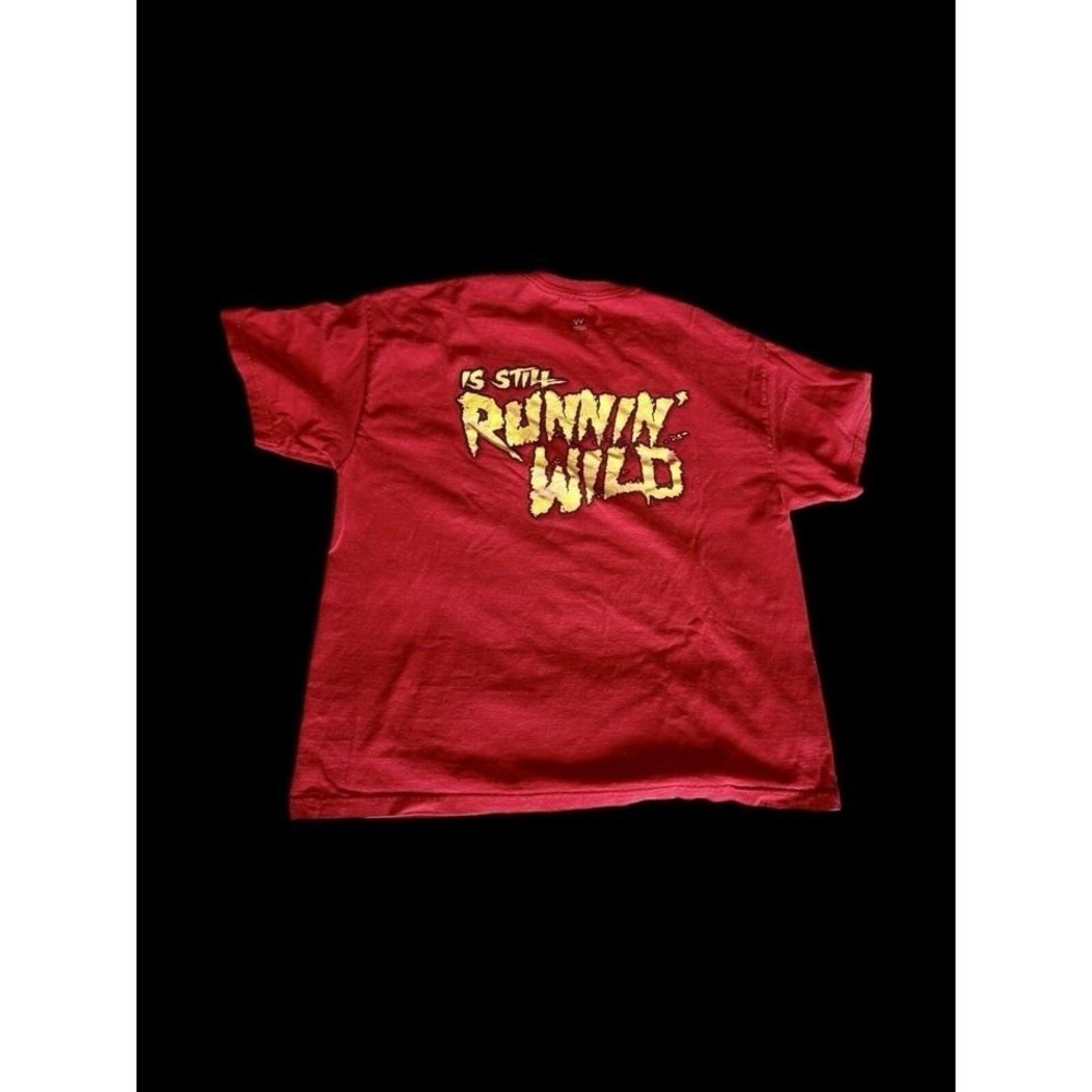 Wrestling WWF Hulk Hogan Hulkamania Vintage Red T-shirt Tee XL AAA Tag